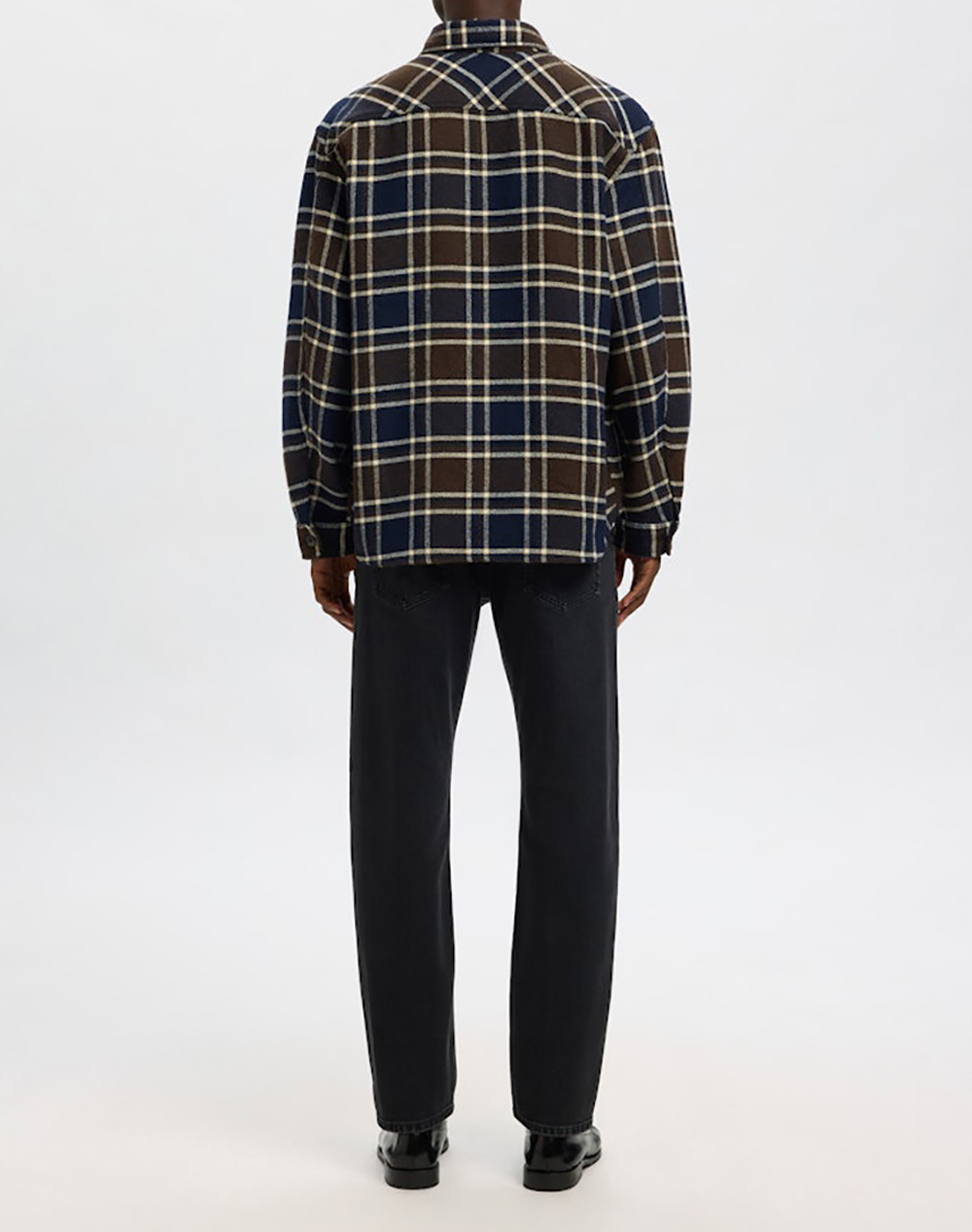 SELECTED SLHRLXPABLO WOOL BLEND OVERSHIRT