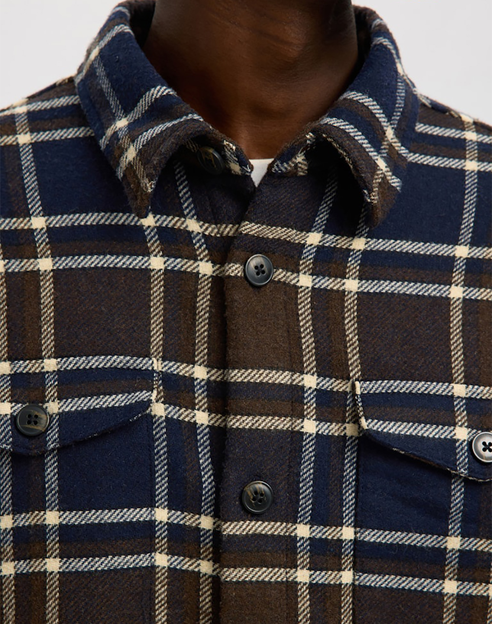 SELECTED SLHRLXPABLO WOOL BLEND OVERSHIRT