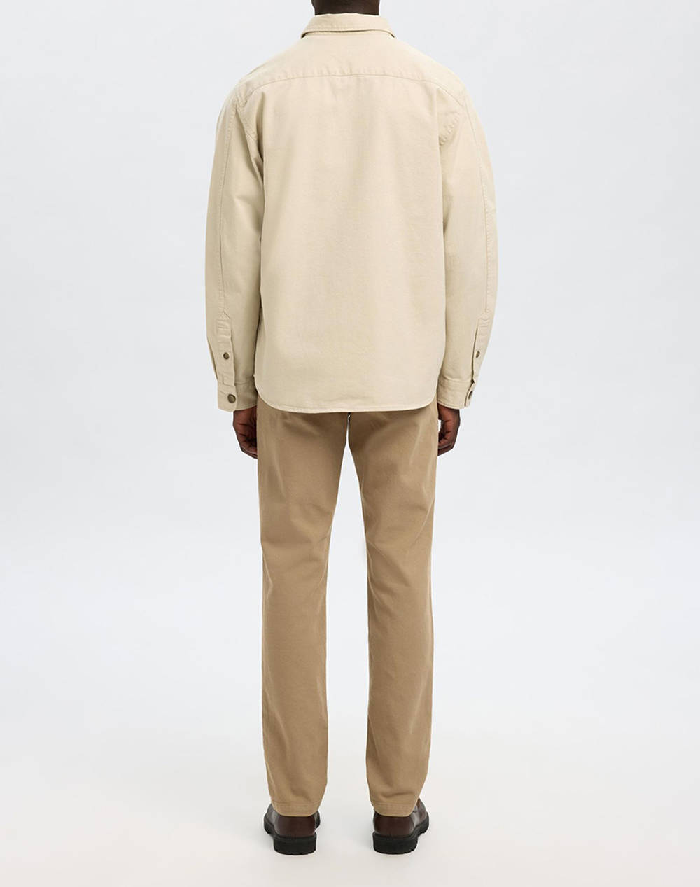 SELECTED SLHTRAVIS TWILL OVERSHIRT LS NOOS