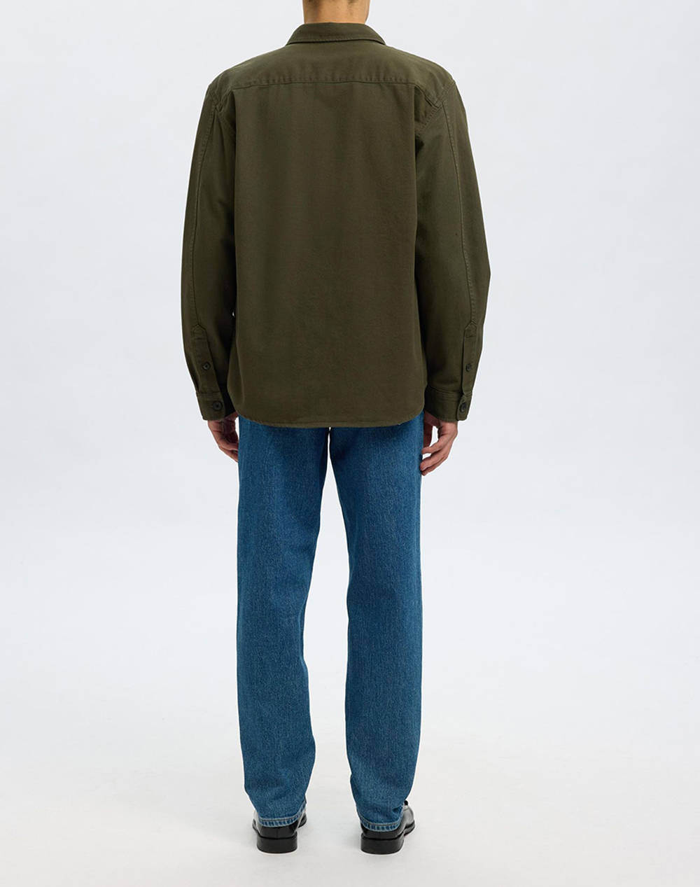 SELECTED SLHTRAVIS TWILL OVERSHIRT LS NOOS