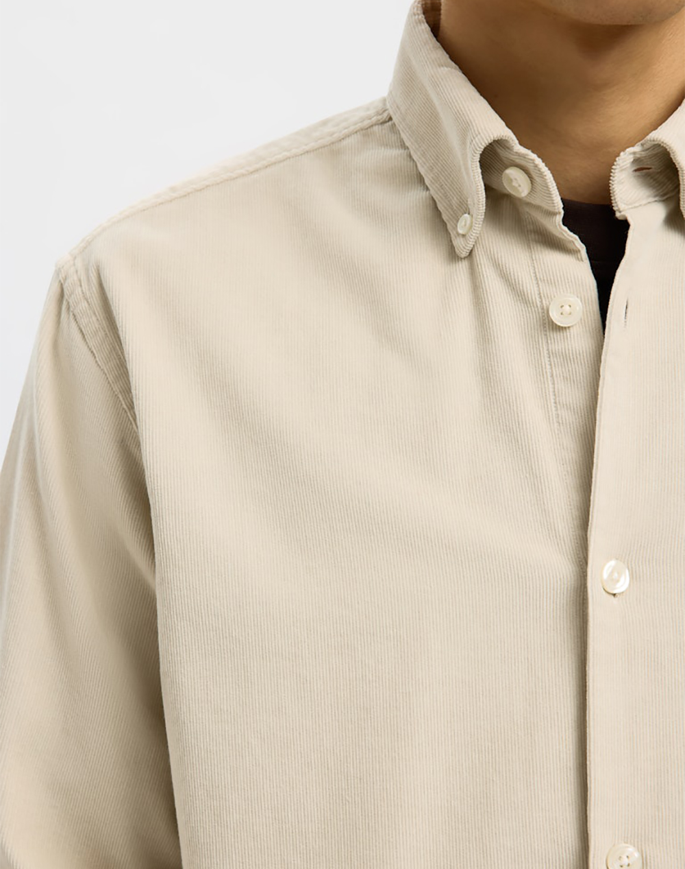 SELECTED SLHREGDANNI CORD BD LS SHIRT NOOS