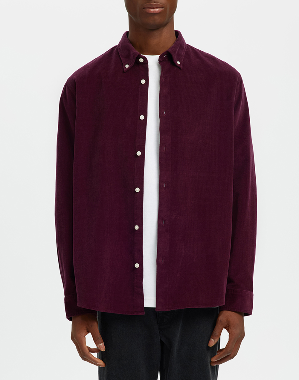 SELECTED SLHREGDANNI CORD BD LS SHIRT NOOS
