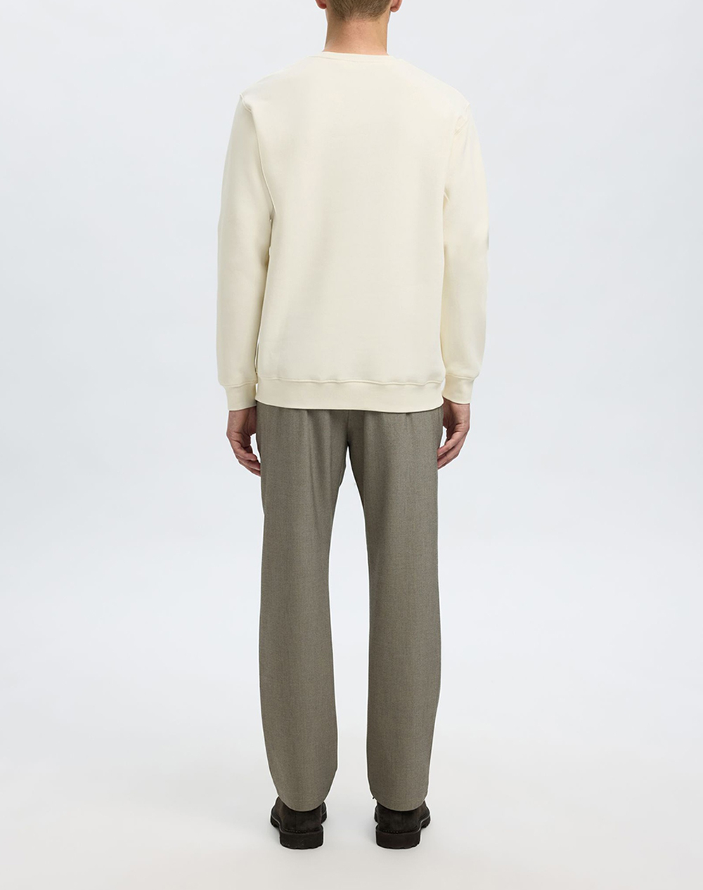 SELECTED SLHHANKIE LOGO CREW NECK SWEAT NOOS