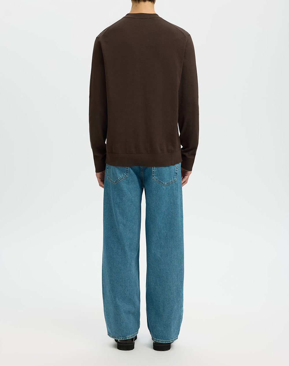 SELECTED SLHTORINO LS KNIT CREW NECK NOOS