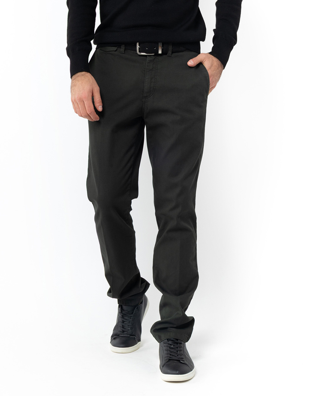 THE BOSTONIANS TROUSERS DOBBY REGULAR FIT