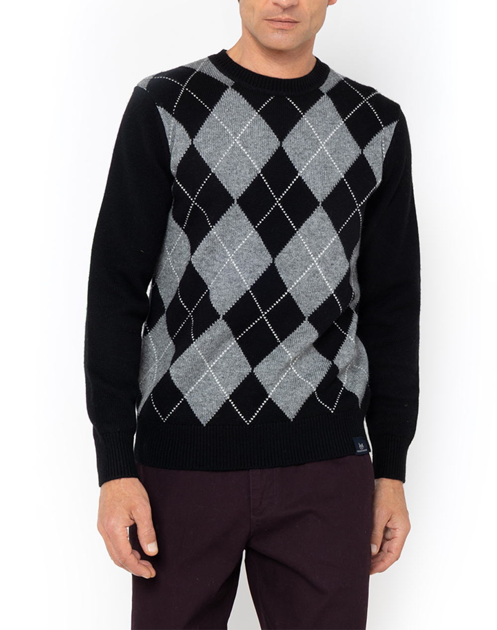 THE BOSTONIANS KNITTED JACQUARD NECKLACEREGULAR FIT