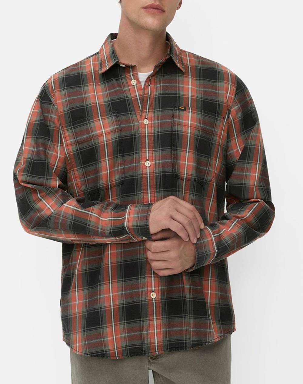 CAMEL ACTIVE РИЗА M.M. Check 2 Pocket