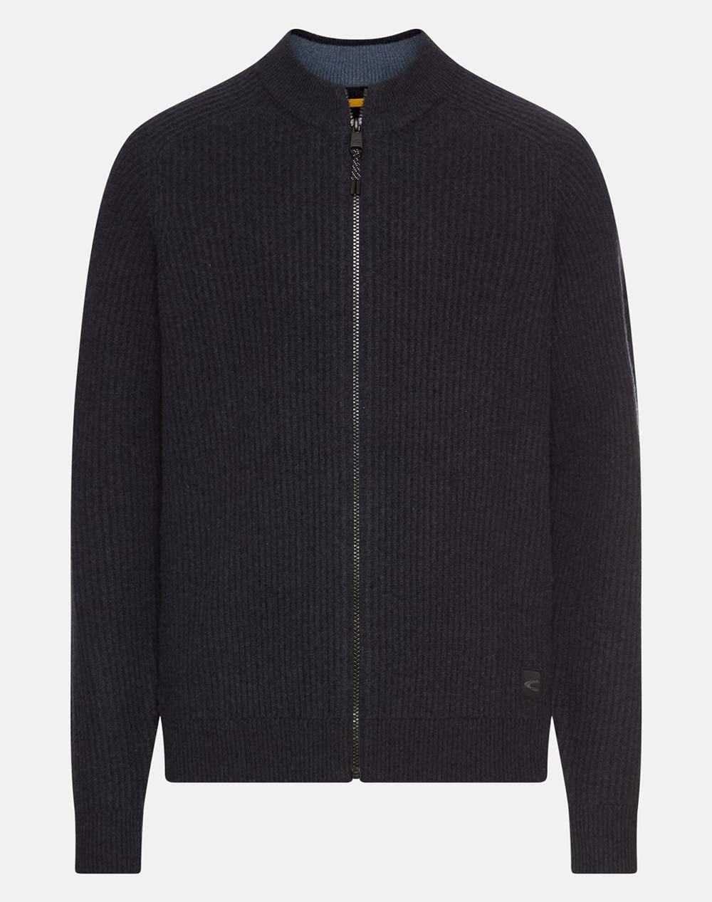 CAMEL ACTIVE ПЛЕТЕНА ЖИЛЕТКА full zip stand up collar