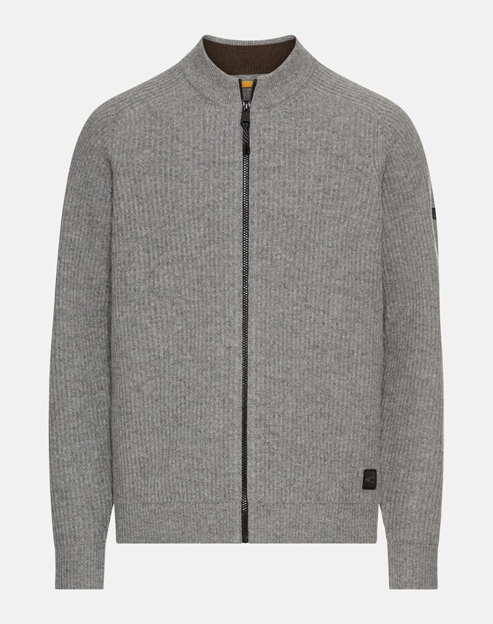 CAMEL ACTIVE ПЛЕТЕНА ЖИЛЕТКА full zip stand up collar