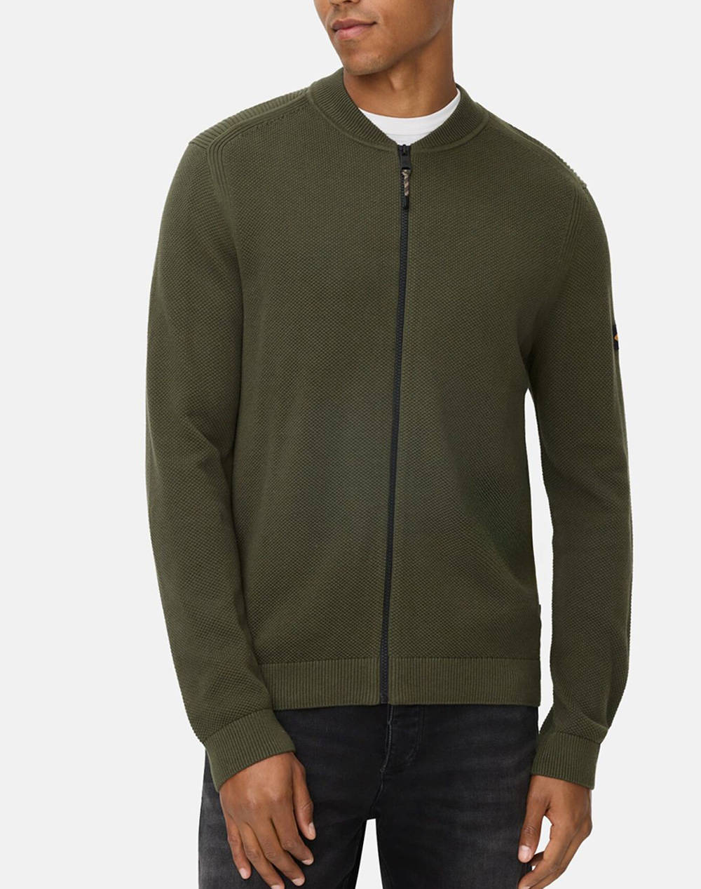 CAMEL ACTIVE ПЛЕТЕНА ЖИЛЕТКА Full Zip