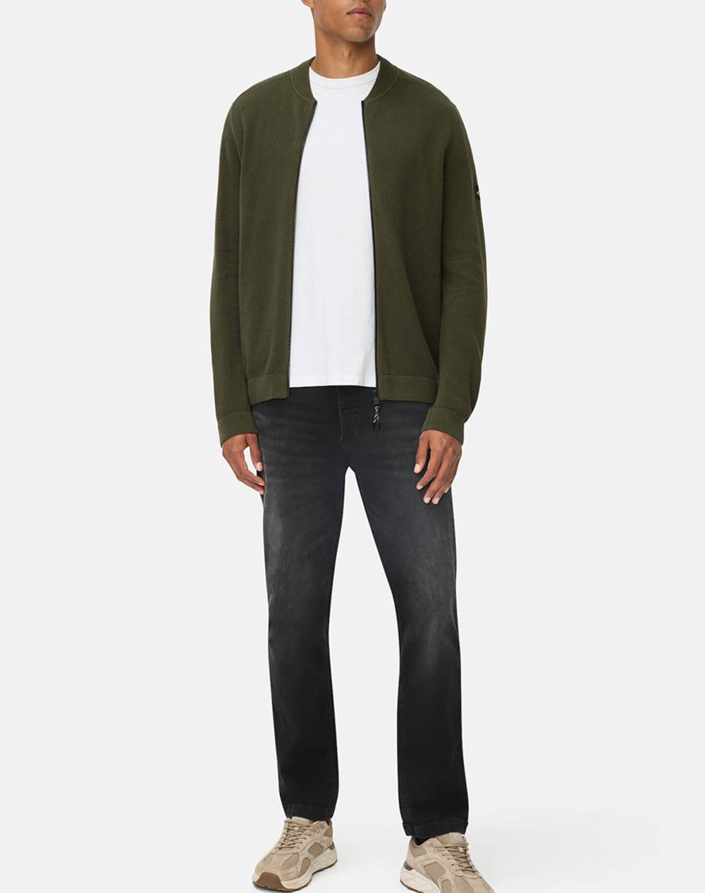CAMEL ACTIVE ПЛЕТЕНА ЖИЛЕТКА Full Zip