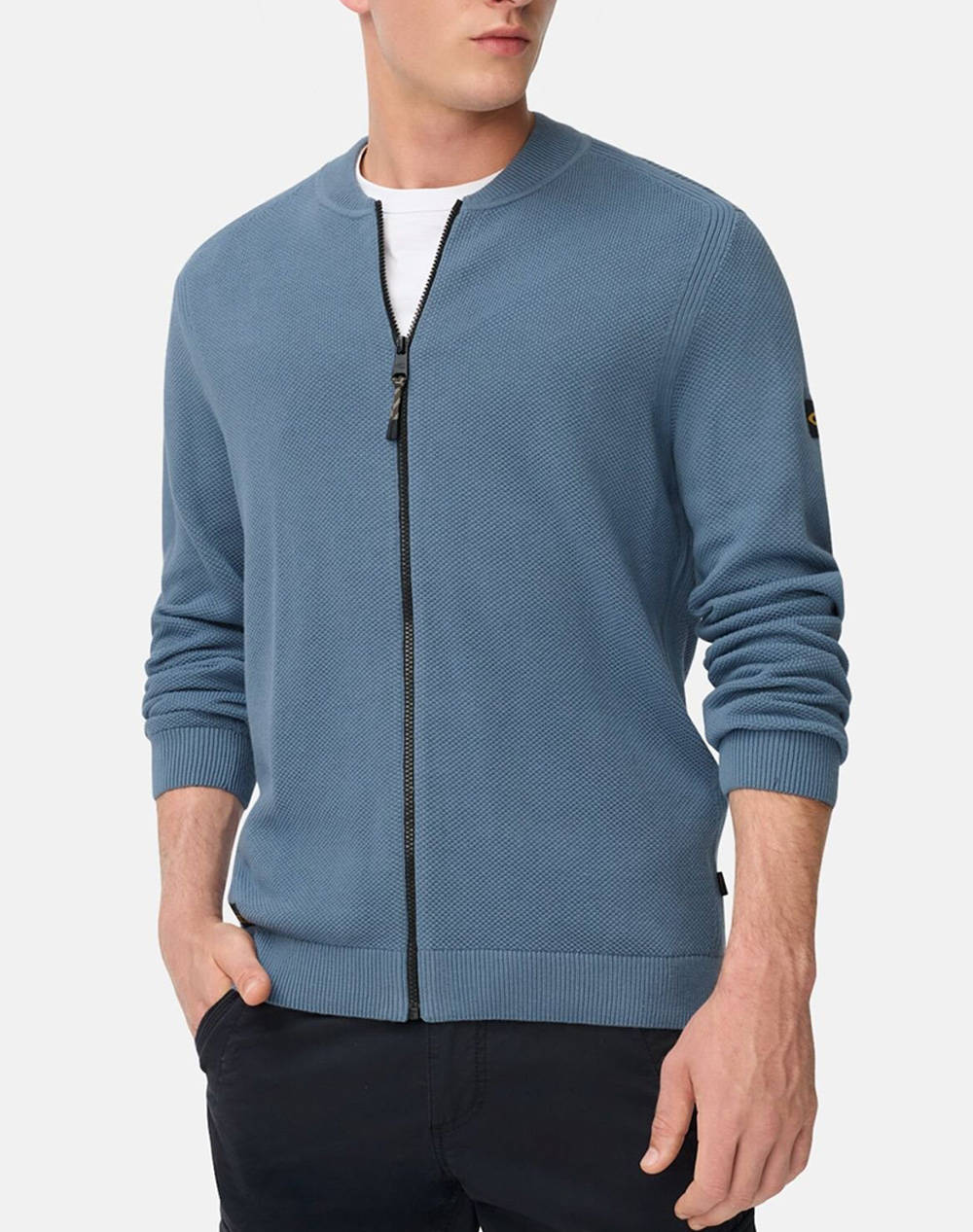 CAMEL ACTIVE ПЛЕТЕНА ЖИЛЕТКА Full Zip