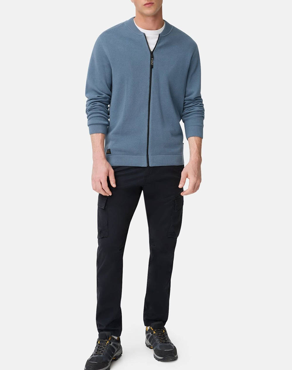 CAMEL ACTIVE ПЛЕТЕНА ЖИЛЕТКА Full Zip