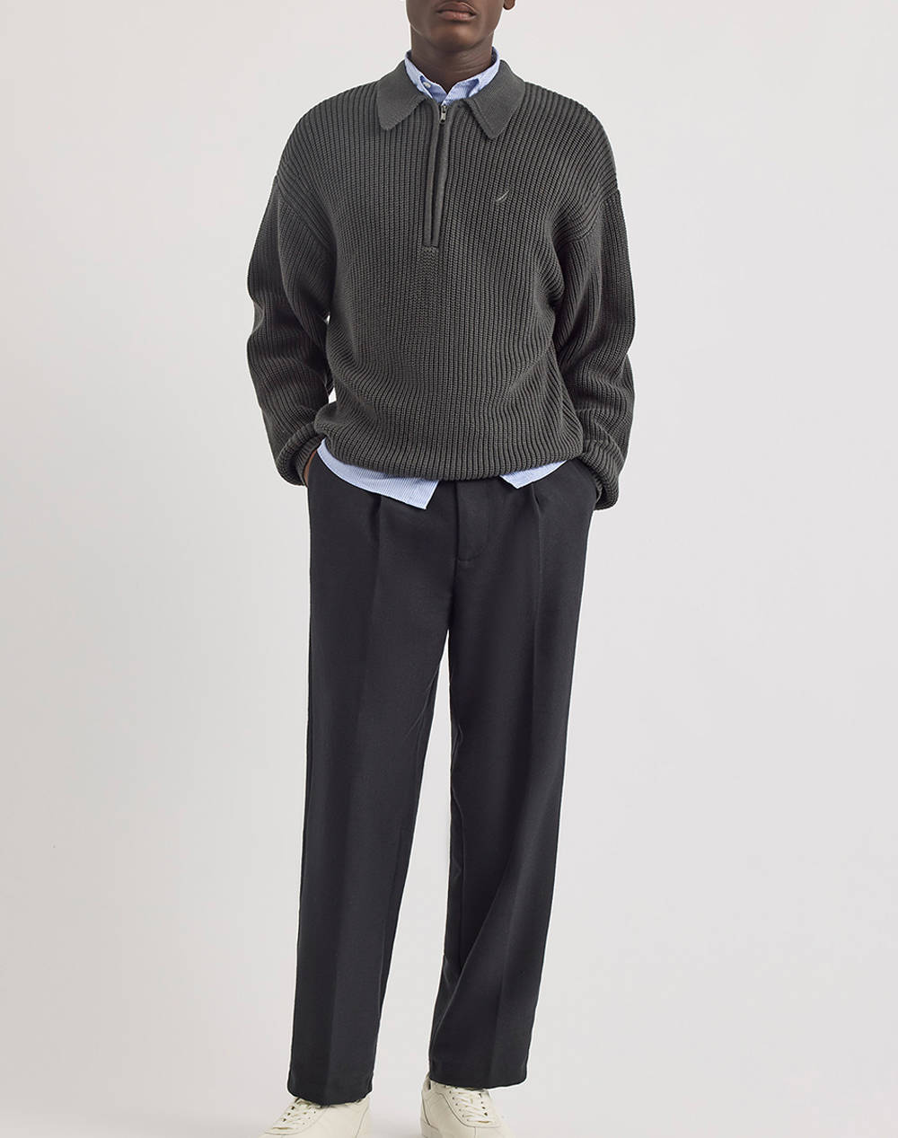 NAUTICA ПУЛОВЕР MM Anand 1/4 Zip Top