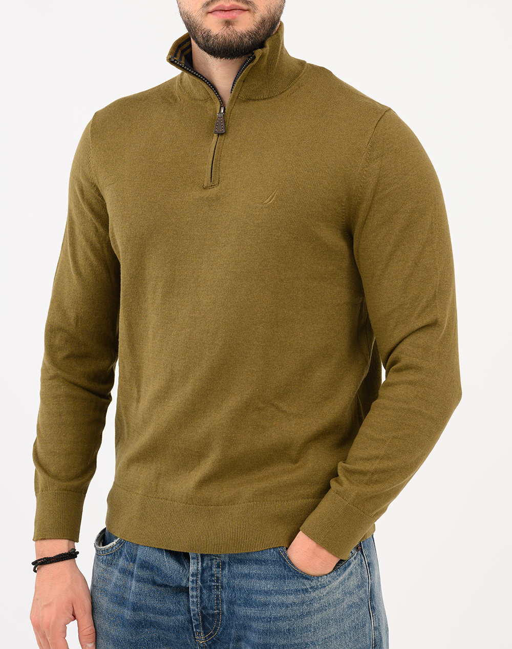 NAUTICA БЛУЗА MM PERFORMANCE SOLID 1/4 ZIP (12GG)