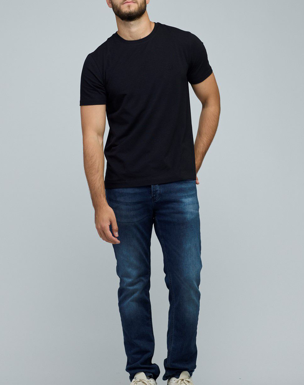 NAUTICA БЛУЗА T-SHIRT KM SS ANCHOR POCKET TEE