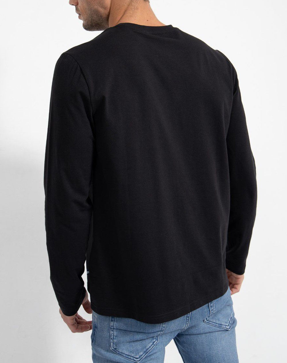 NAUTICA БЛУЗА T-SHIRT MM SOLID LONG SLEEVE CREW TEE