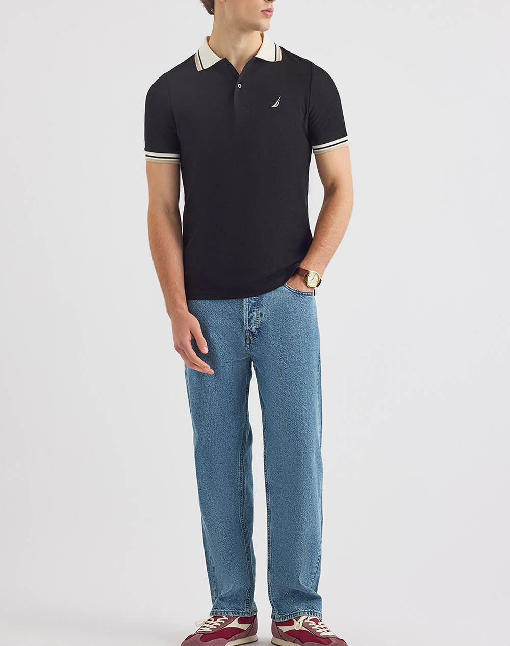 NAUTICA BLOUSE ПОЛО KM Bayer Polo Shirt