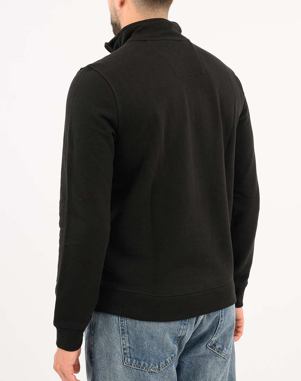 NAUTICA БЛУЗА SWEATSHIRT MM PIQUE FLEECE 1/4 ZIP