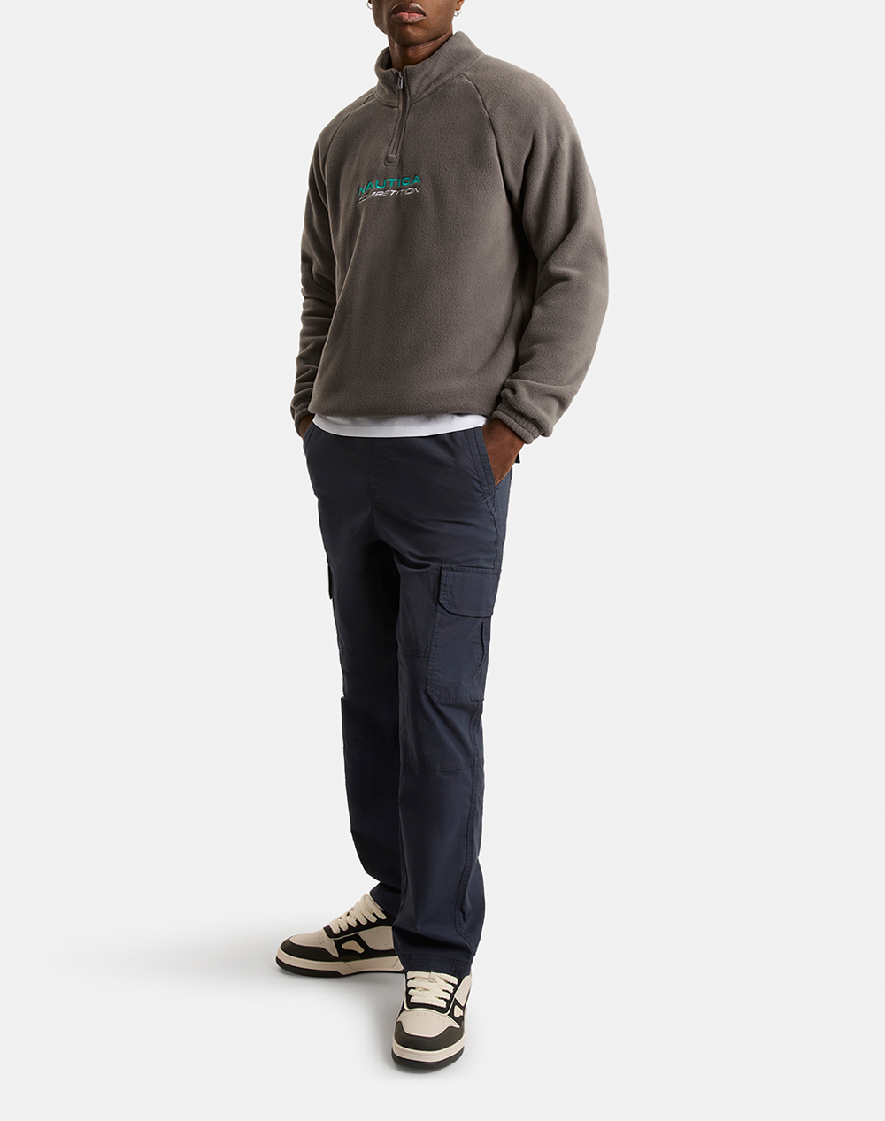 NAUTICA БЛУЗА SWEATSHIRT MM Kennan 1/4 Zip Top