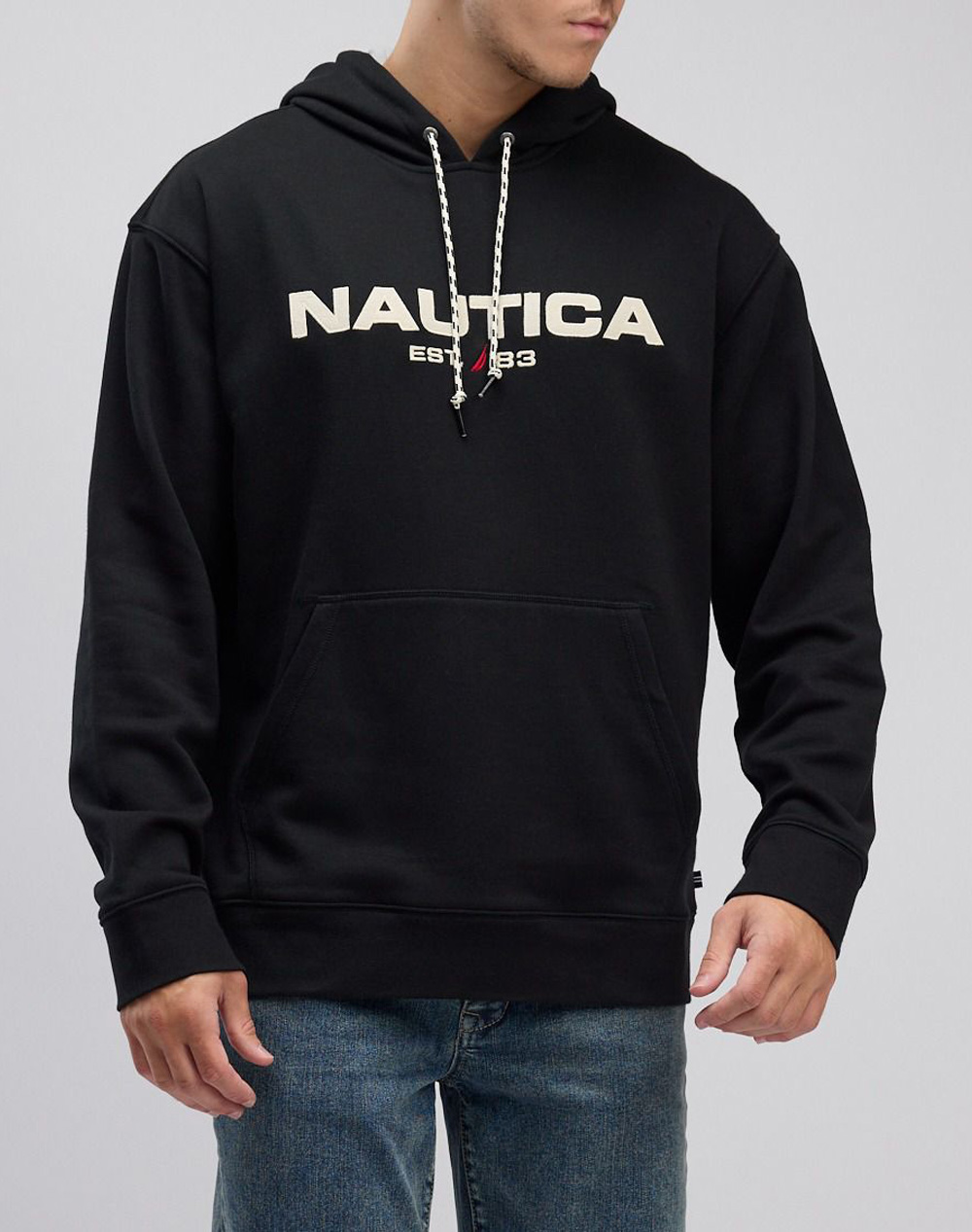 NAUTICA БЛУЗА SWEATSHIRT MM ANCHOR PO LOGO HOODIE