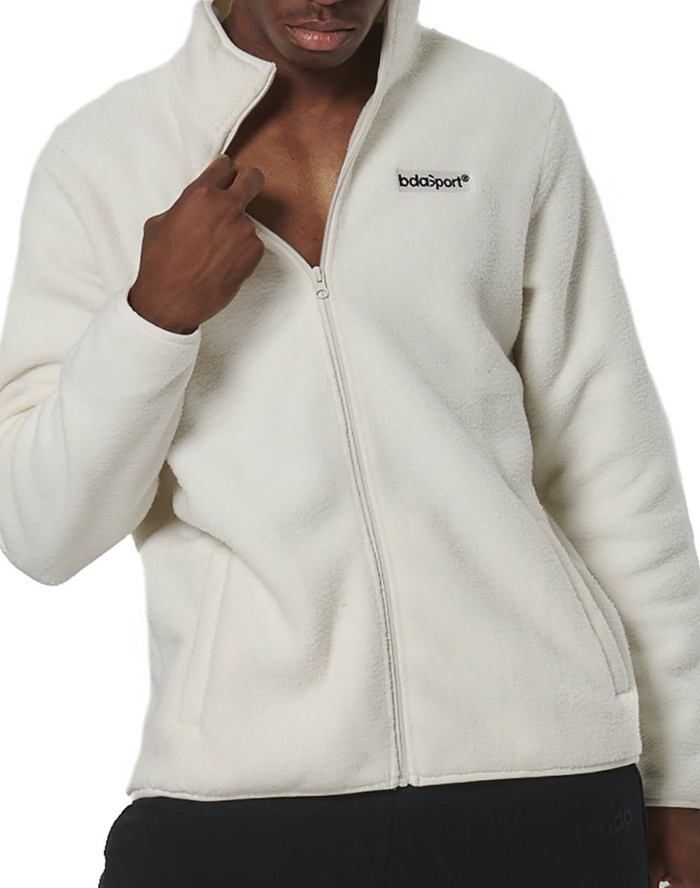 BODY ACTION MENS FULL-ZIP SHERPA FLEECE