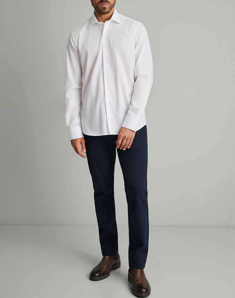 NAVY&GREEN РИЗА-COMFORT FIT