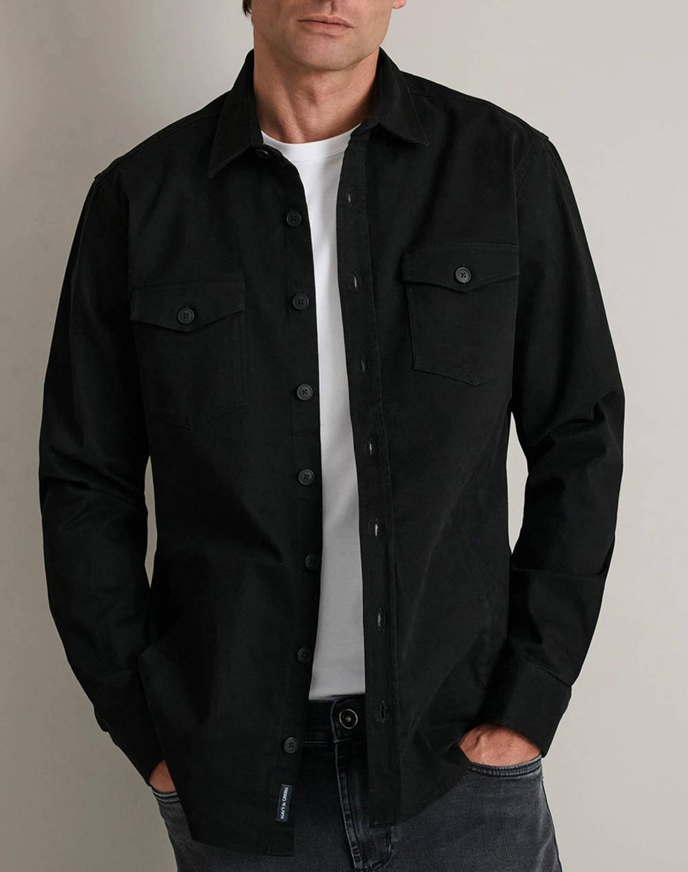 NAVY&GREEN РИЗА COMFORT FIT, OVERSHIRT