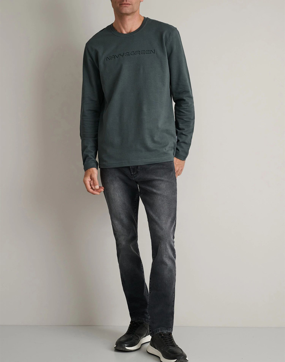 NAVY&GREEN БЛУЗА