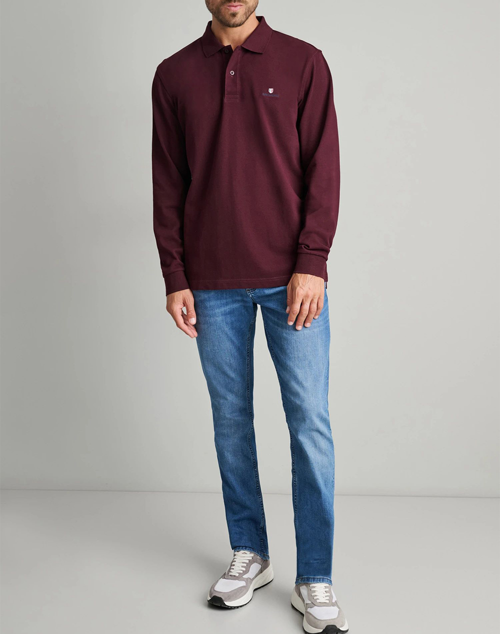 NAVY&GREEN POLO БЛУЗА