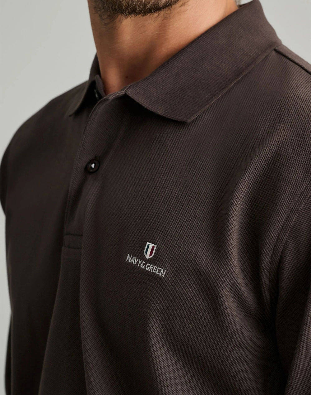 NAVY&GREEN POLO БЛУЗА