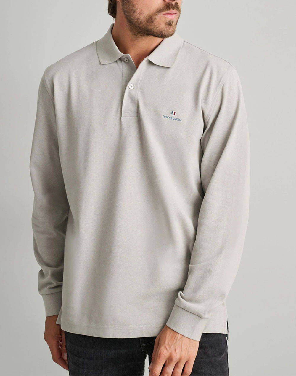 NAVY&GREEN POLO БЛУЗА