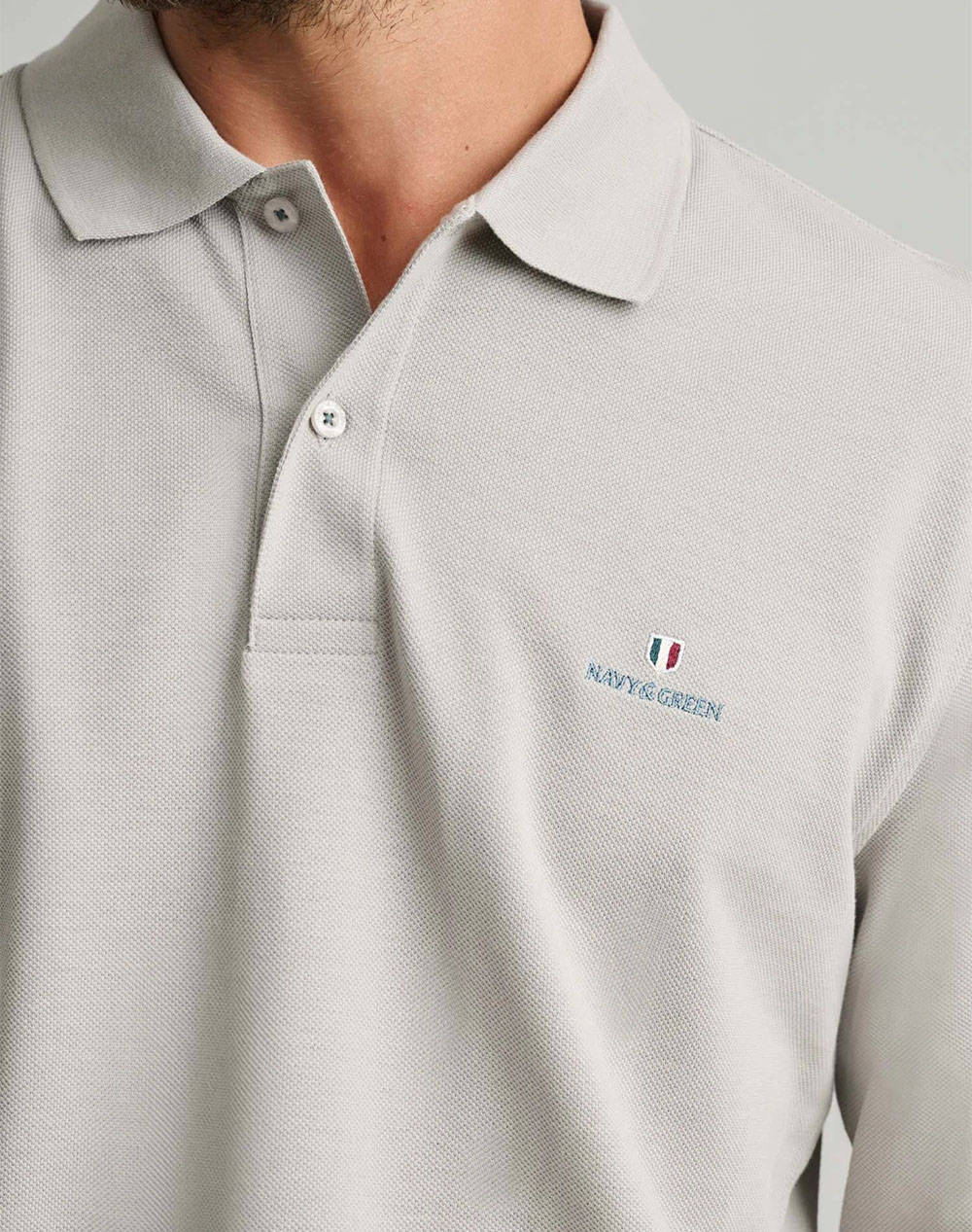 NAVY&GREEN POLO БЛУЗА