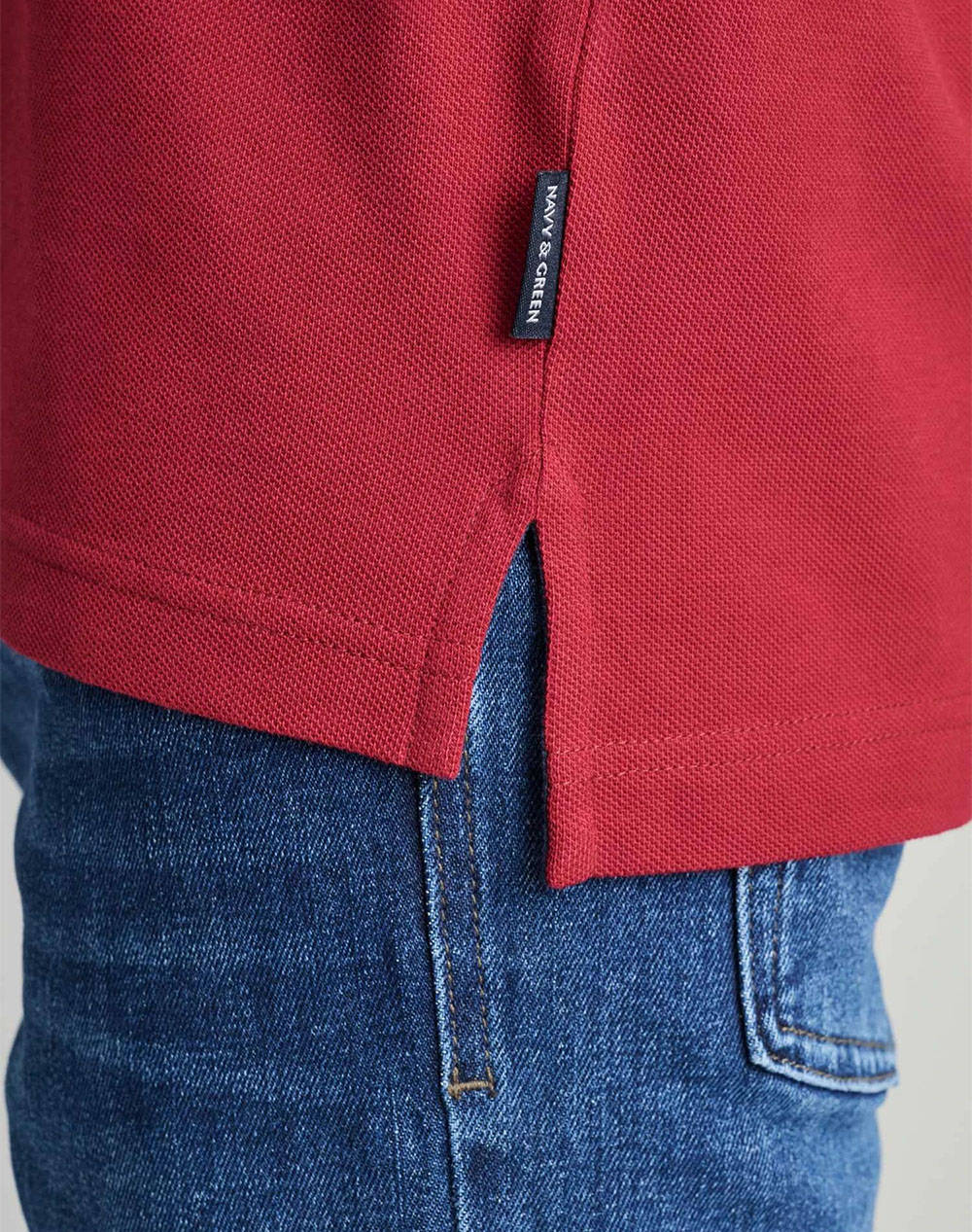 NAVY&GREEN POLO БЛУЗА
