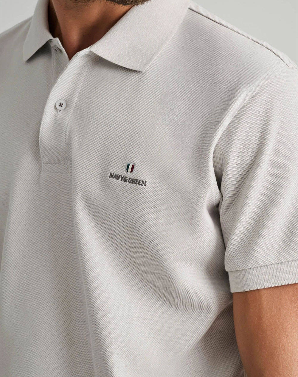 NAVY&GREEN POLO БЛУЗА