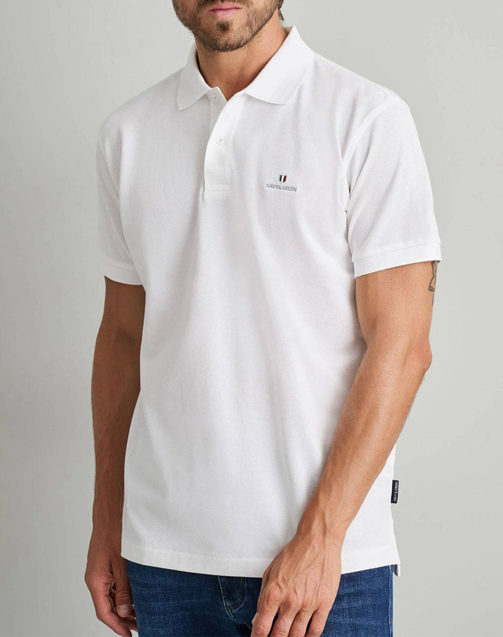 NAVY&GREEN POLO БЛУЗА