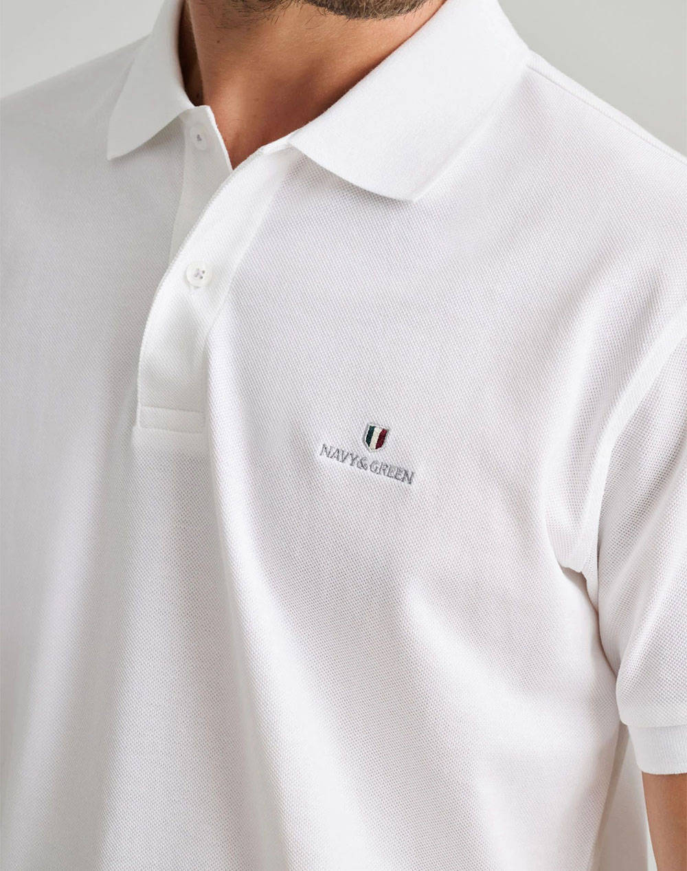 NAVY&GREEN POLO БЛУЗА