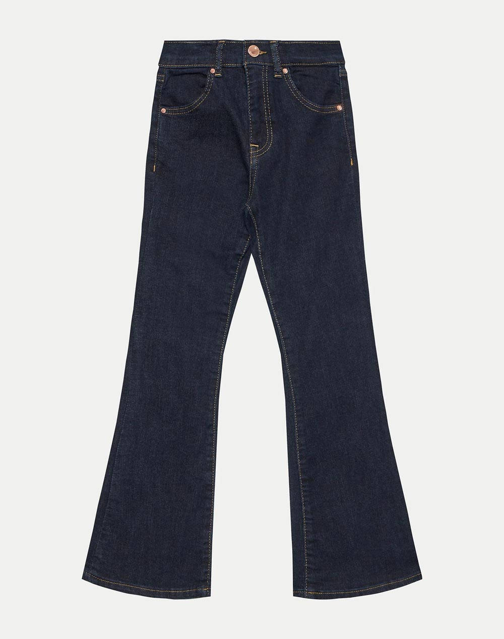 GUESS STRETCH DENIM FLARE FIT PANTS ДЕТСКИ ПАНТАЛОНИ GIRL
