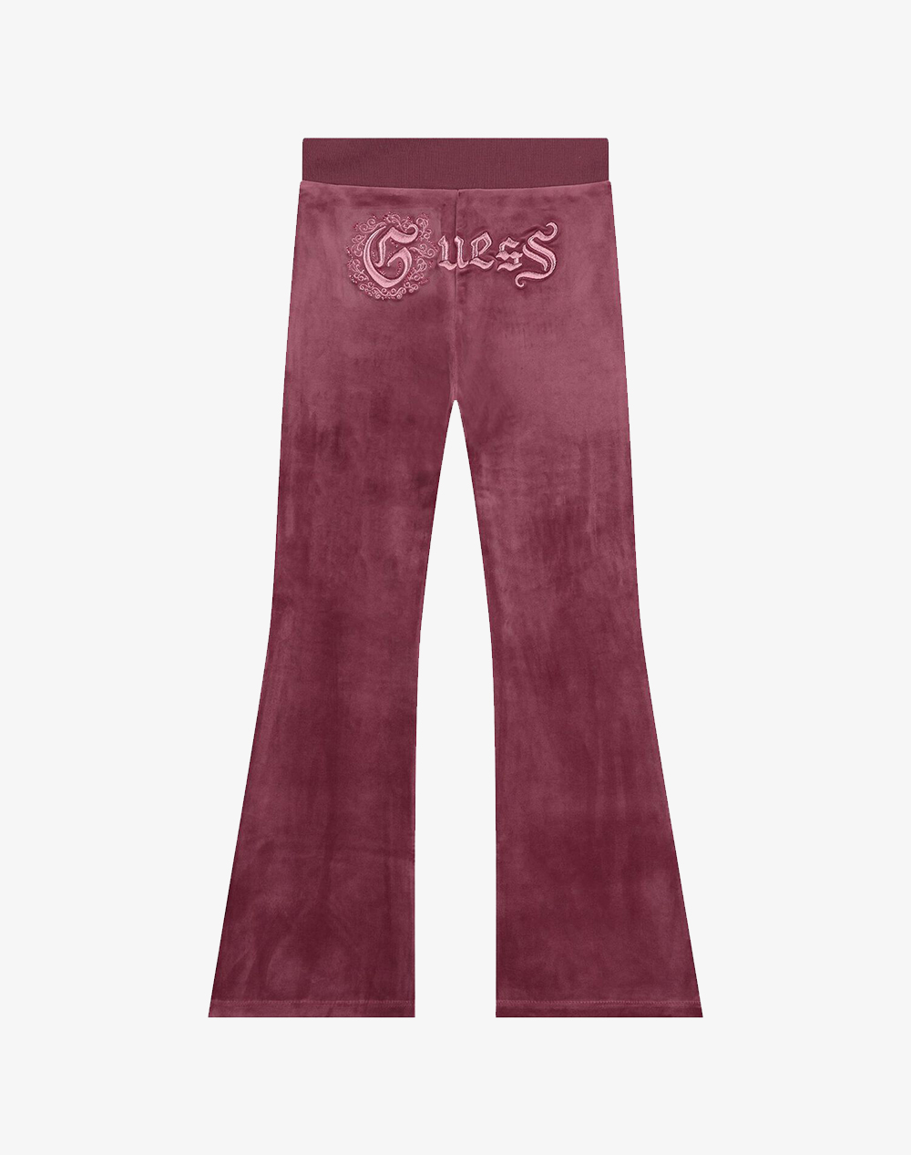 GUESS VELVET FLARE ACTIVE PANTS TROUSERS CHILD GIRL