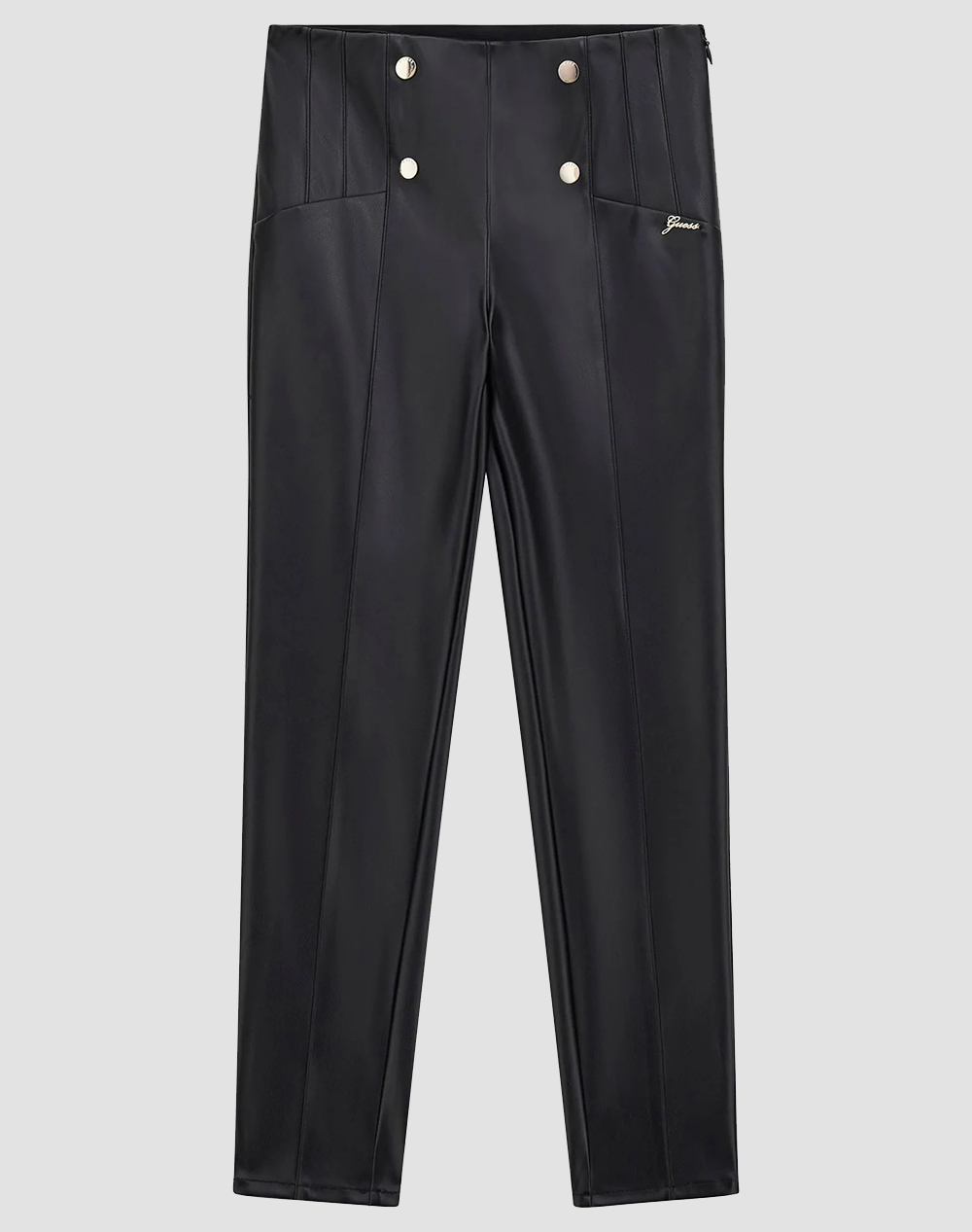 GUESS PU LEATHER JEGGINGS CHILDRENS TIGHTS GIRL