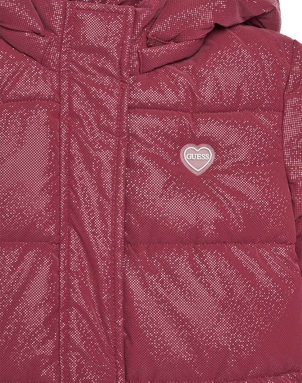 GUESS HOODED LS LONG PADDED PUFFER ЯКЕ CHILD GIRL