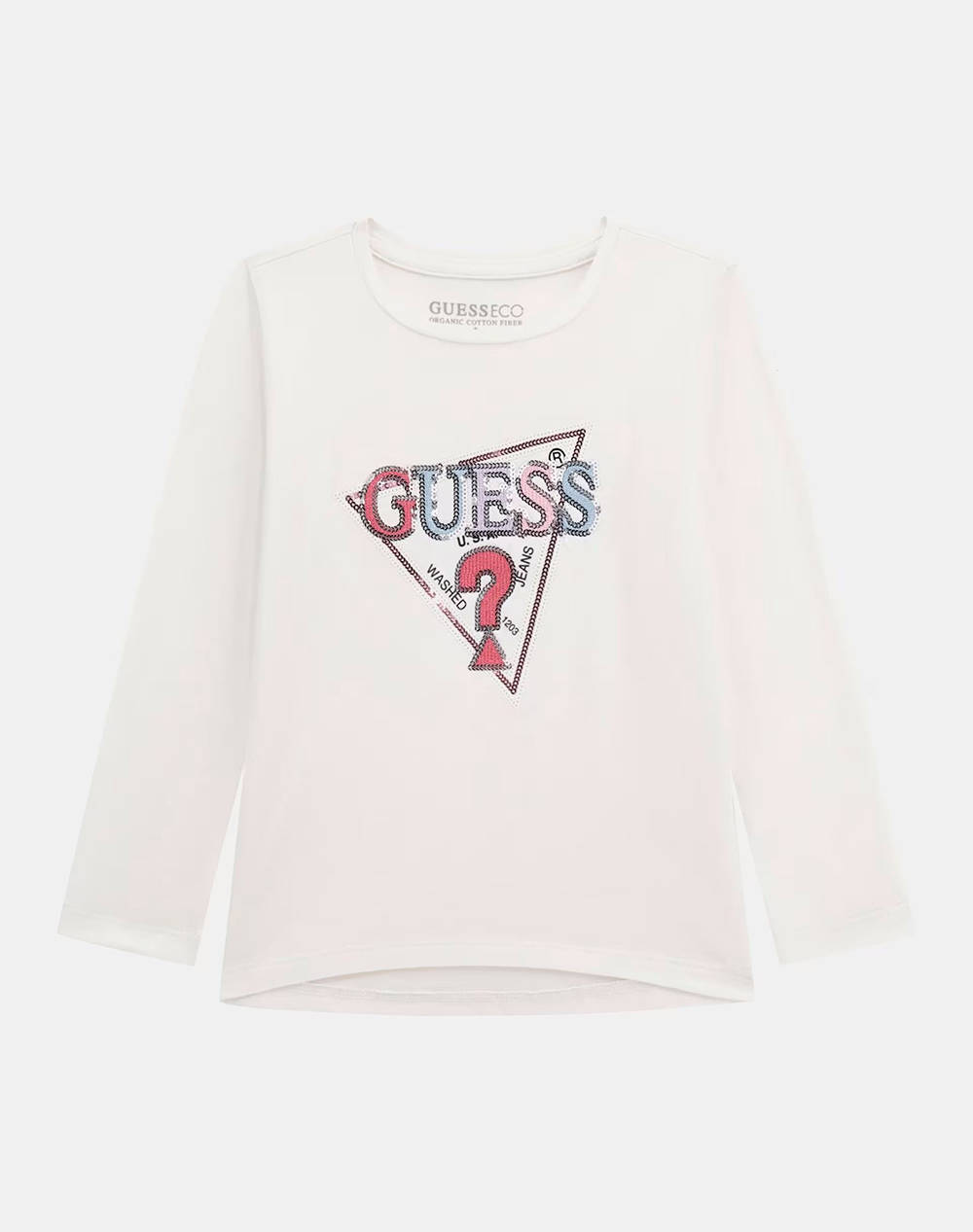 GUESS HIGH LOW LS T-SHIRT BLOUSE GIRL МОМИЧЕ