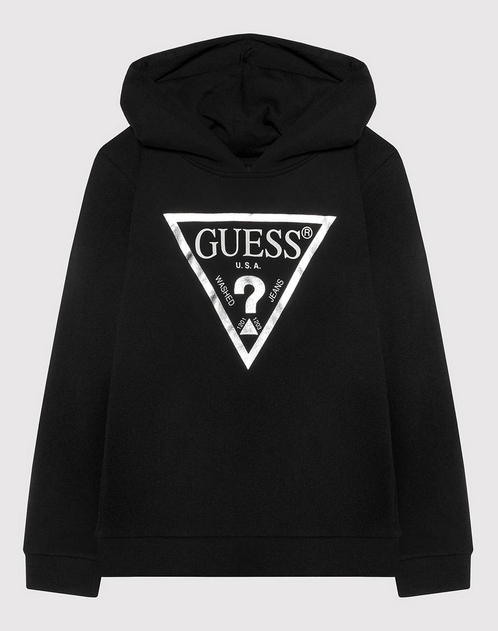 GUESS HOODED LS FLEECE_CORE СУИТШЪРТ GIRL МОМИЧЕ