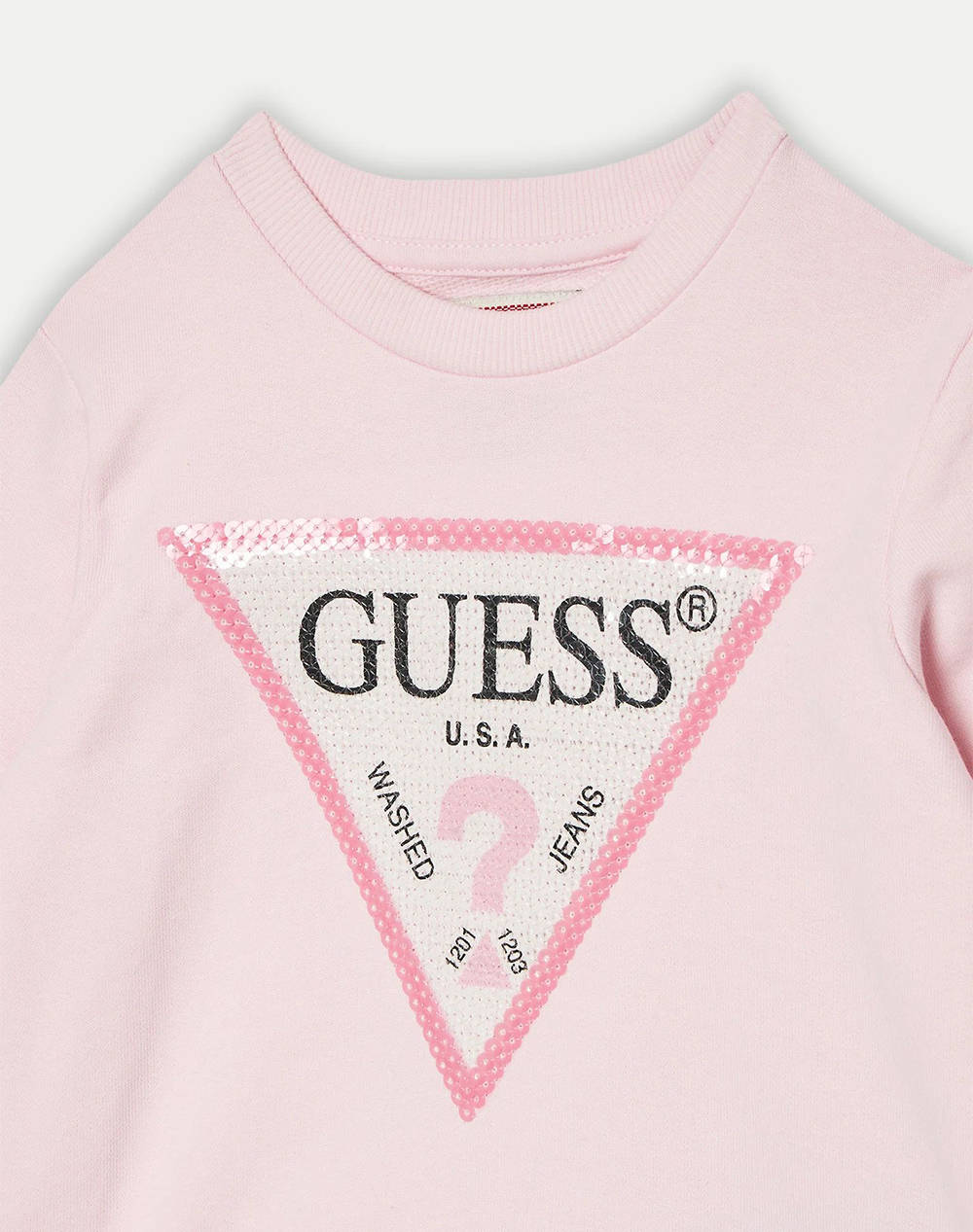GUESS LS ACTIVE TOP - MID ORG CO UNBRUSH FLEECE 290 ДЕТСКИ СУИТШЪР GIRL