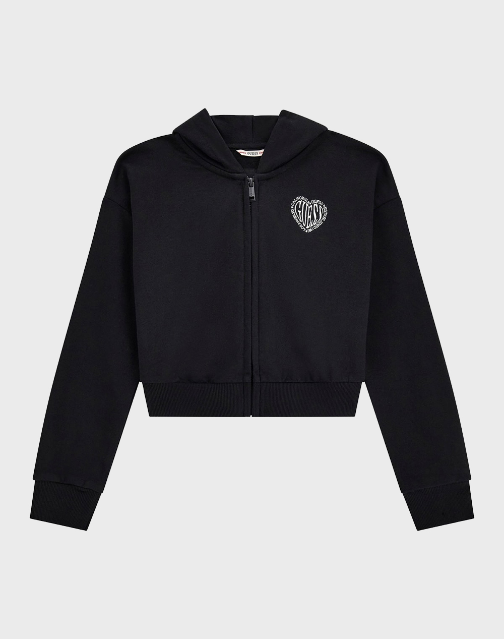 GUESS HOODED LS ACTIVE TOP W/ZIP ДЕТСКИ СУИТШЪР GIRL