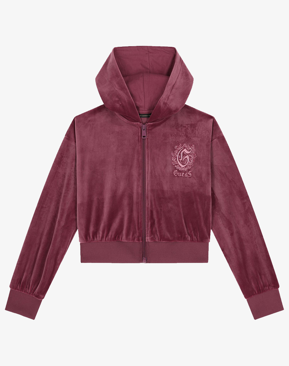 GUESS HOODED ACTIVE TOP WITH ZIP SWEATSHIRT CHILD GIRL