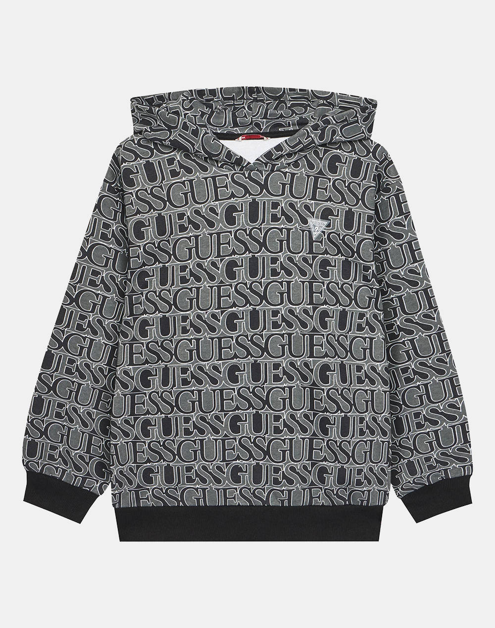 GUESS OVERSIZE HOODED LS ACTIVE TOP СУИТШЪРТ GIRL МОМИЧЕ