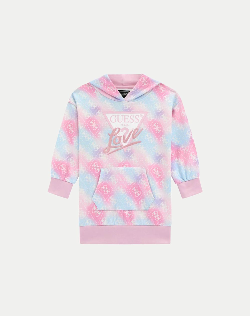 GUESS HOODED LS ACTIVE DRESS DRESS CHILDREN GIRL
