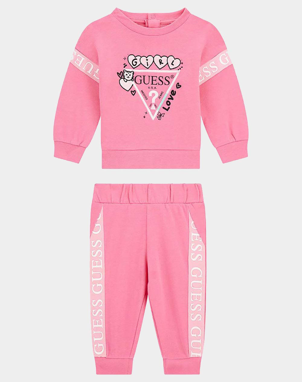 GUESS SET LS ACTIVE TOP+ACTIVE PANTS SET ДЕТСКО GIRL
