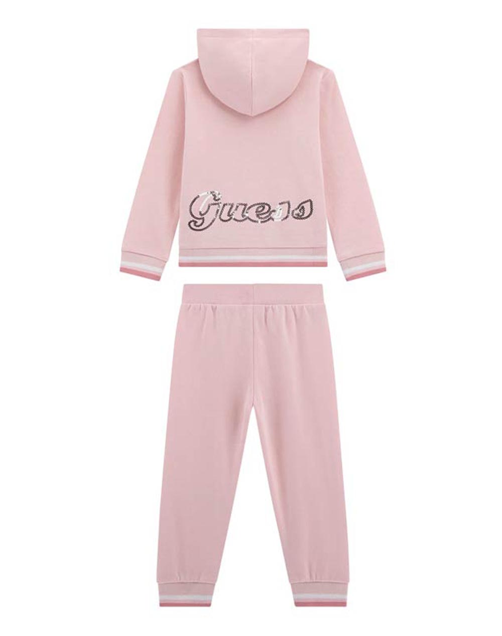 GUESS SET HOODED LS ACTIVE TOP+PANTS SET CHILDREN GIRL